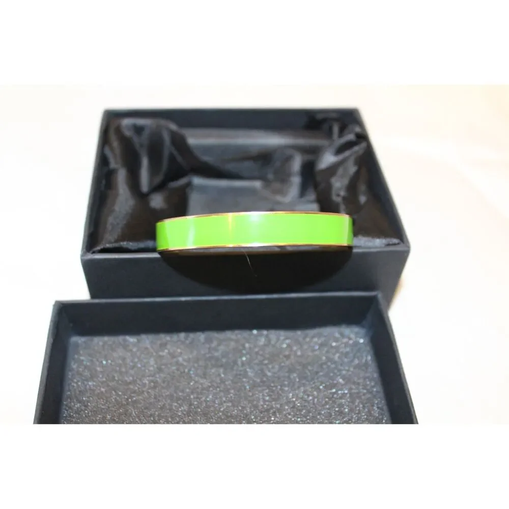 Kate Spade Green/Gold: "Grass is Always Greener" Bangle Bracelet - Picture 3 of 6